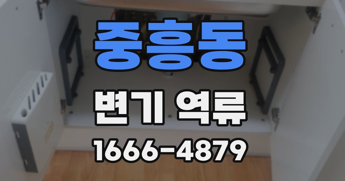 중흥동 변기 역류