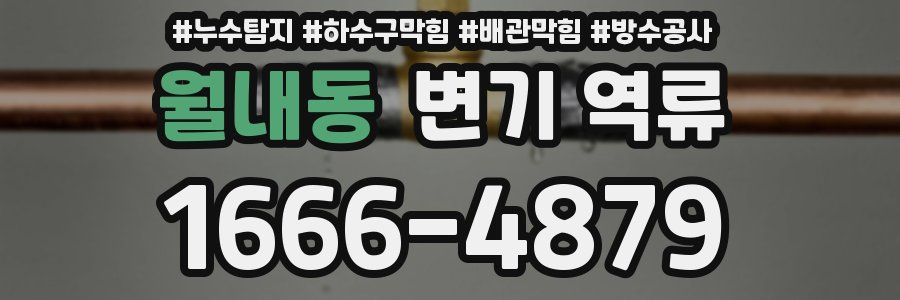 월내동 변기 역류