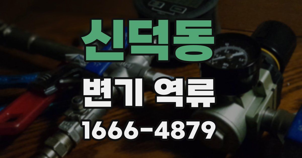 신덕동 변기 역류