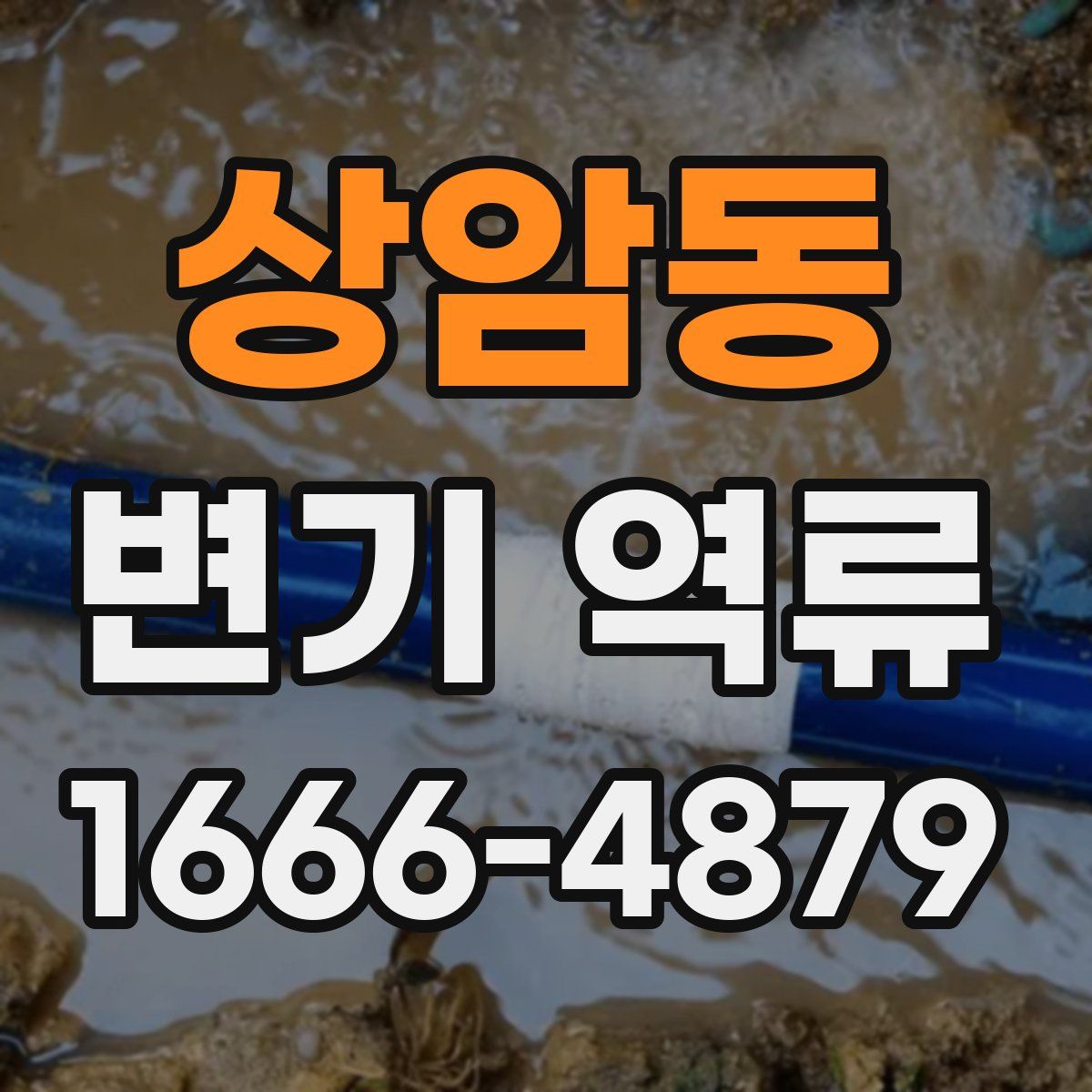 상암동 변기 역류