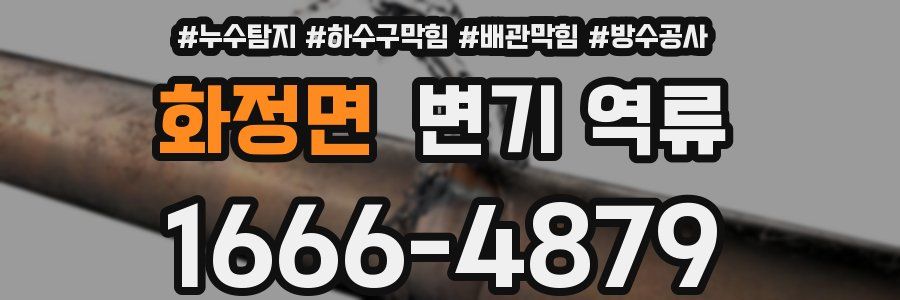 화정면 변기 역류