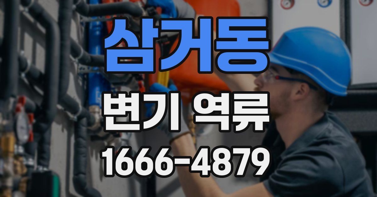 삼거동 변기 역류