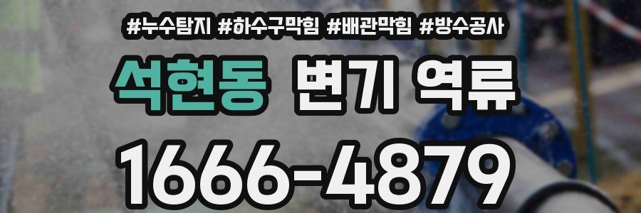 석현동 변기 역류