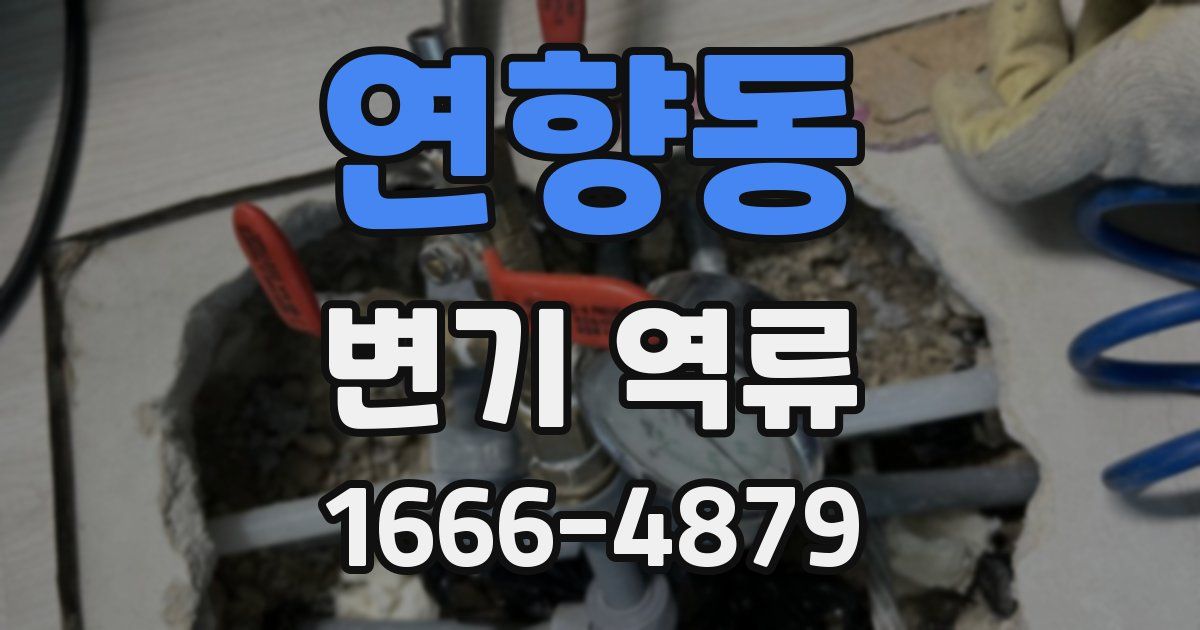 연향동 변기 역류