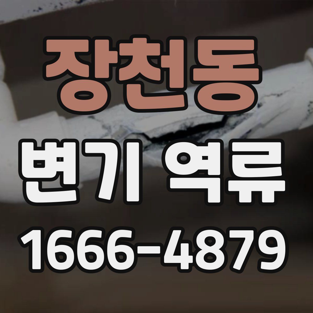 장천동 변기 역류