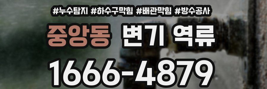 중앙동 변기 역류