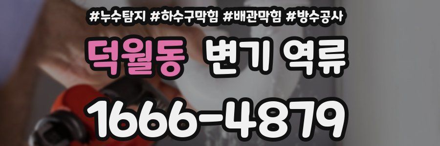 덕월동 변기 역류