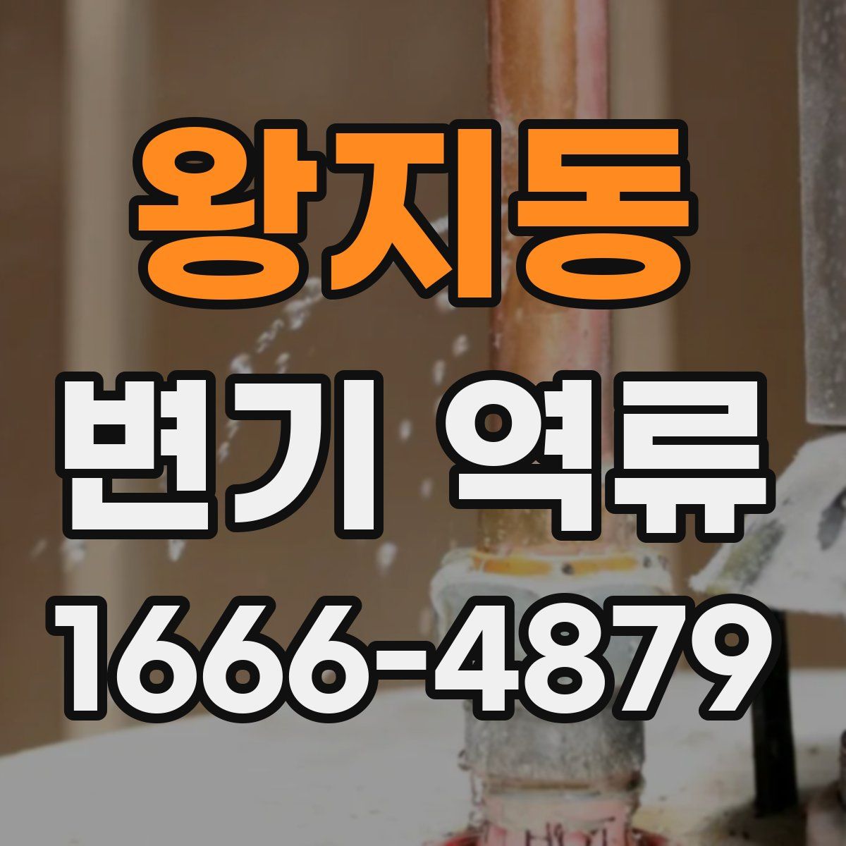 왕지동 변기 역류