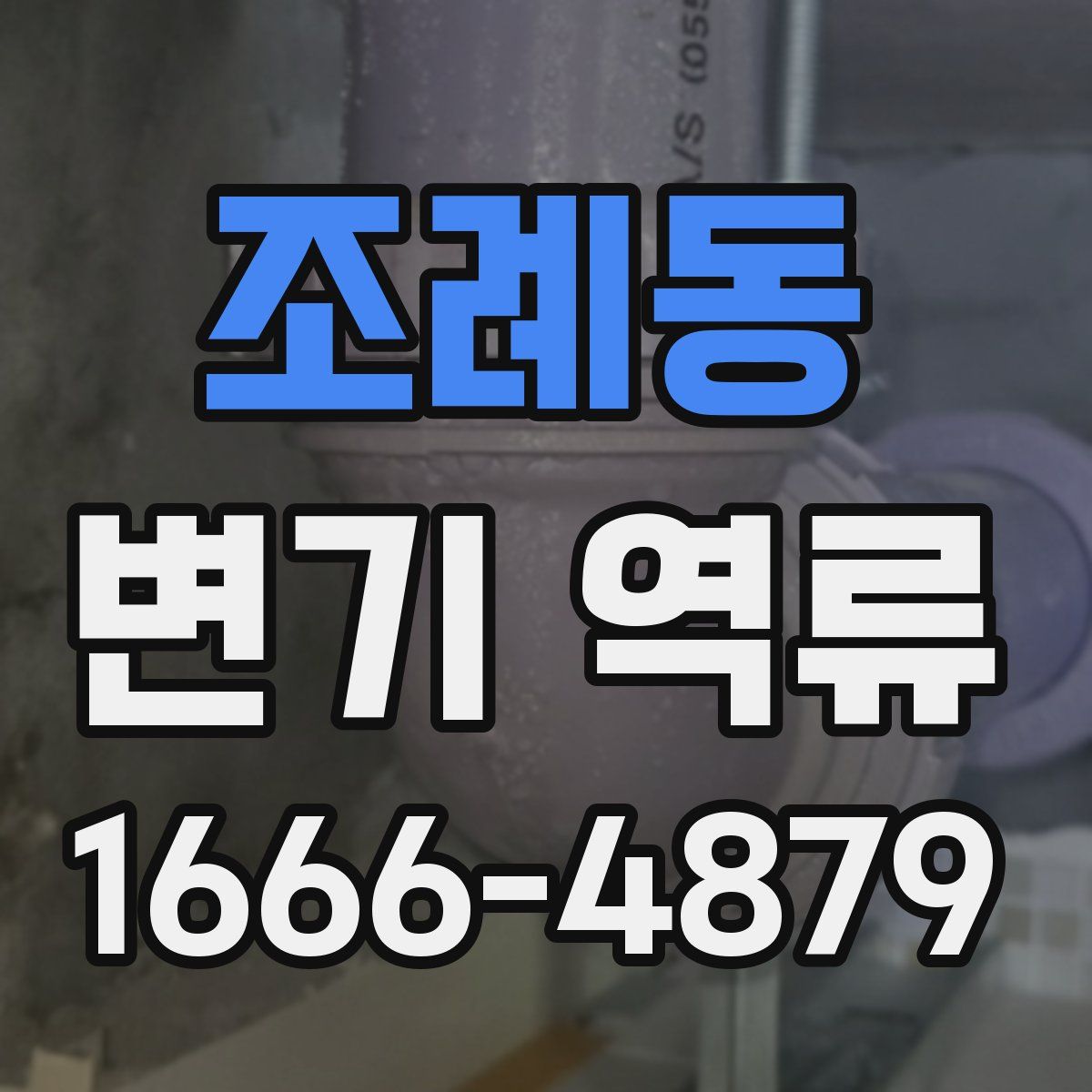 조례동 변기 역류