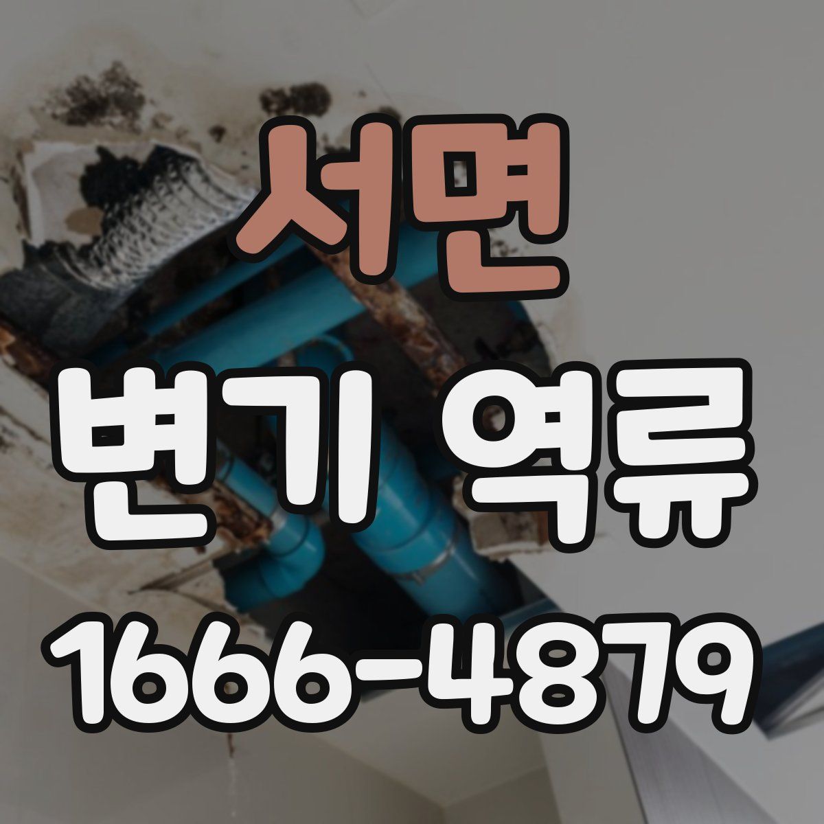 서면 변기 역류