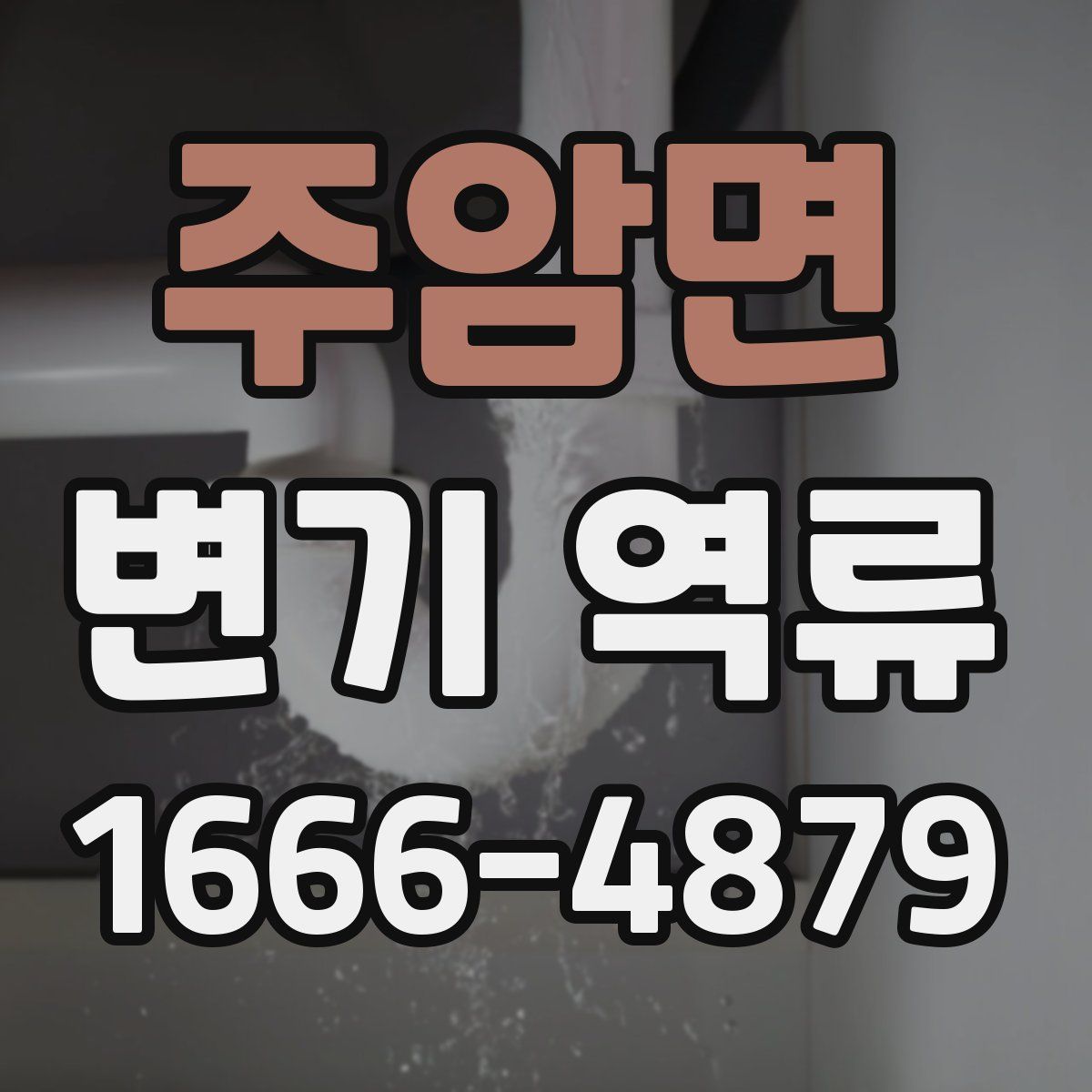 주암면 변기 역류