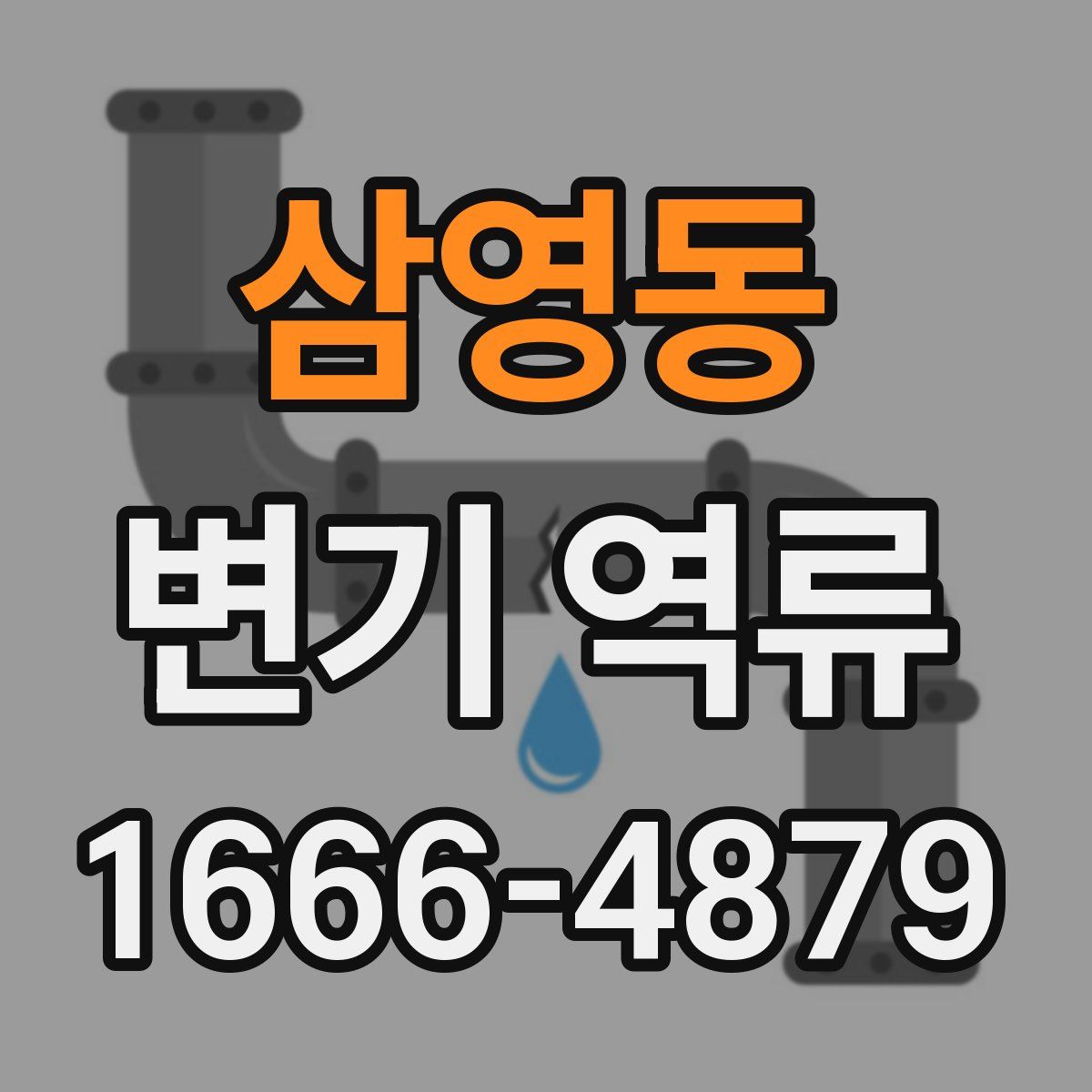 삼영동 변기 역류
