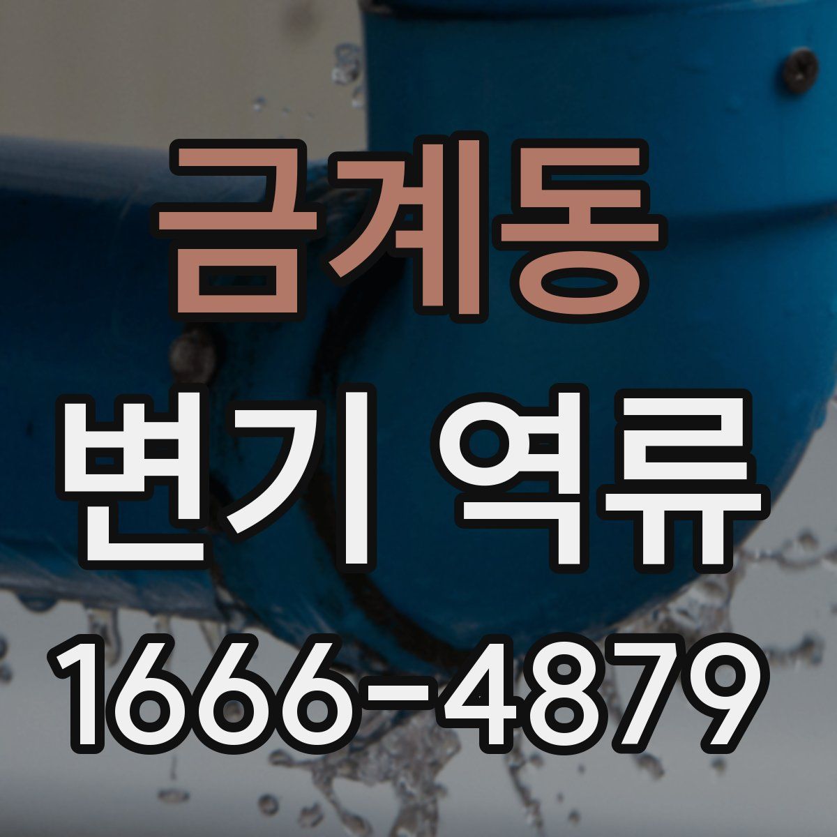 금계동 변기 역류