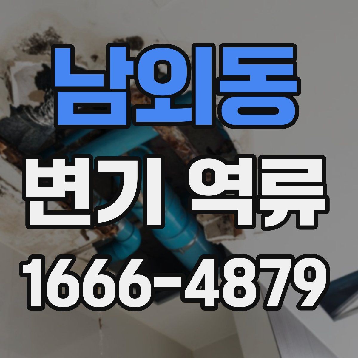남외동 변기 역류 오래 방치하면 생길 수 있는 문제