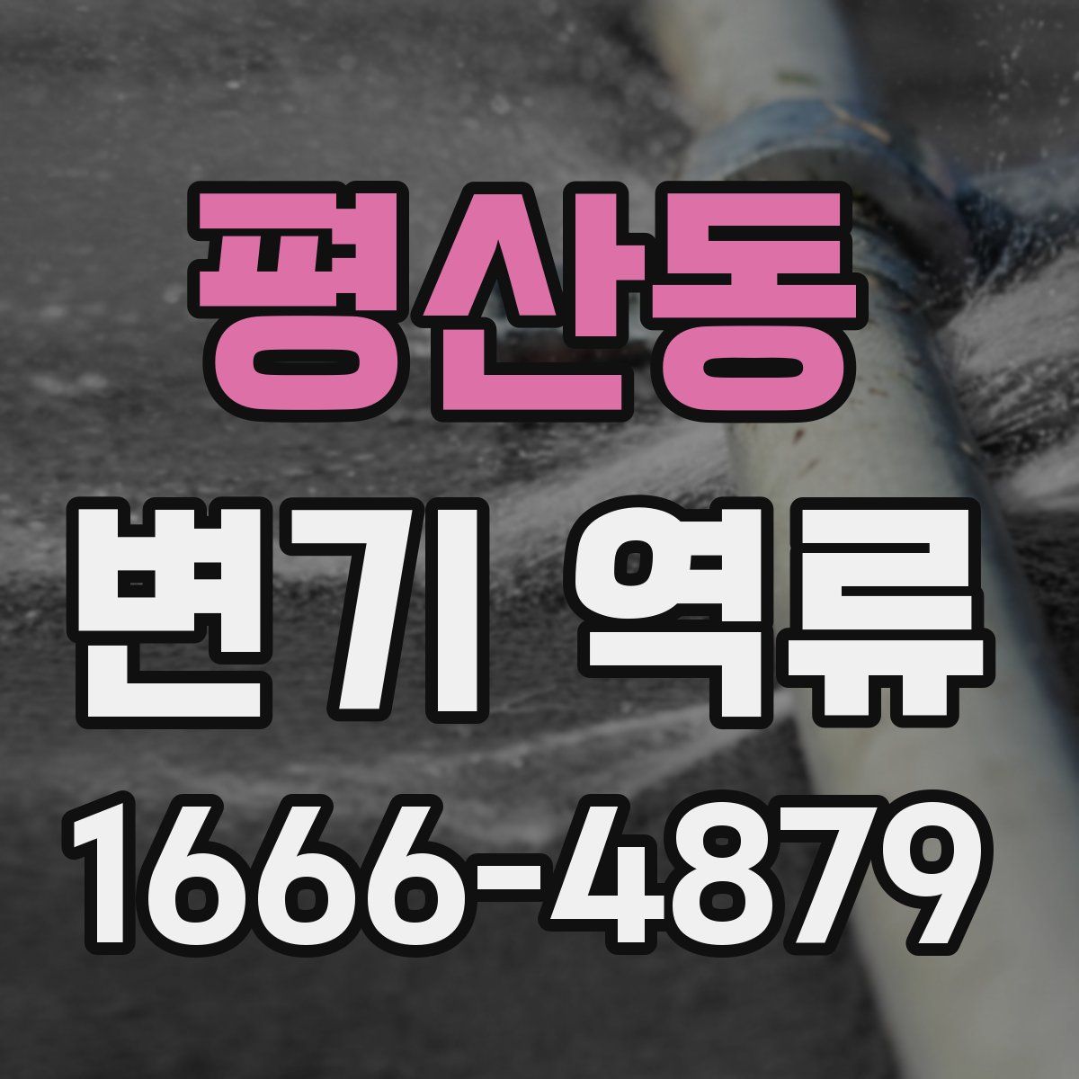평산동 변기 역류
