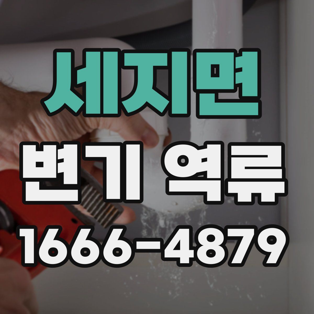세지면 변기 역류