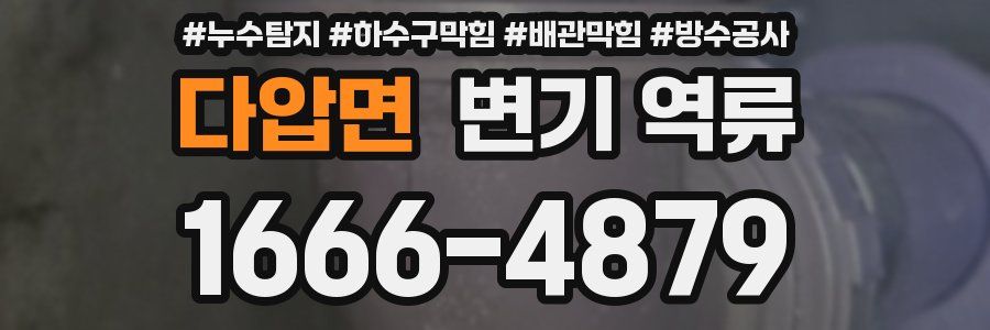 다압면 변기 역류