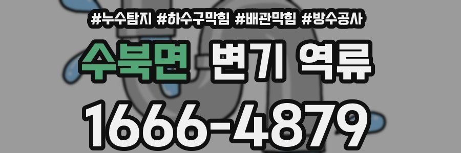수북면 변기 역류