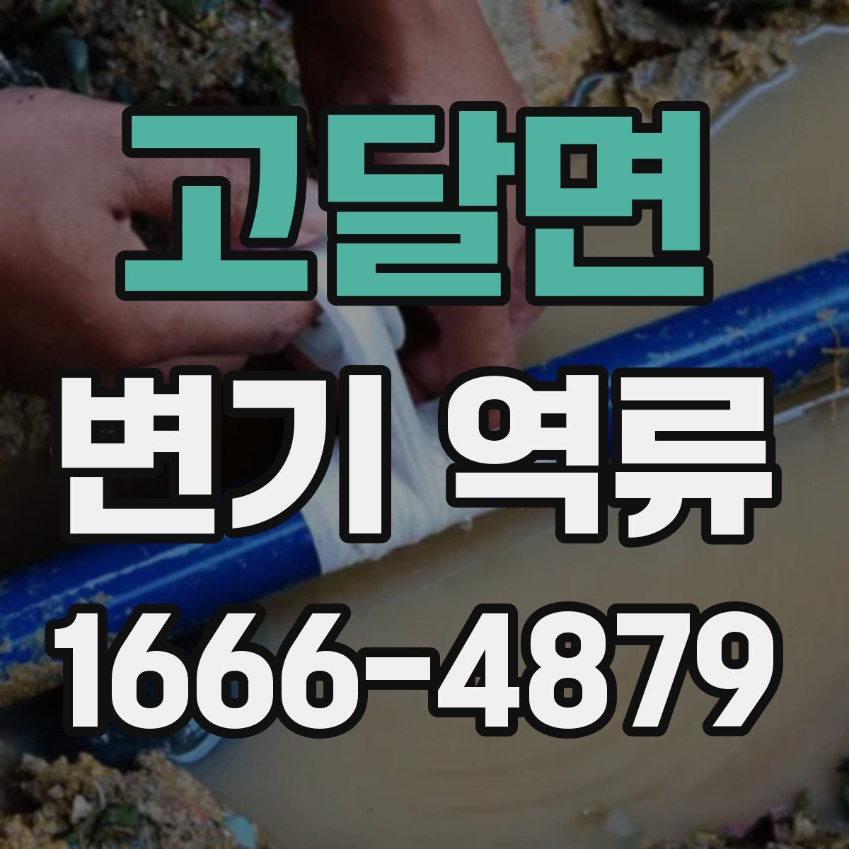 고달면 변기 역류