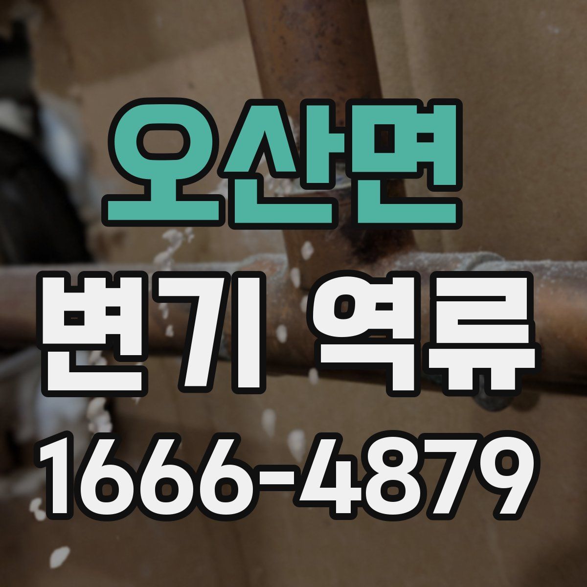 오산면 변기 역류