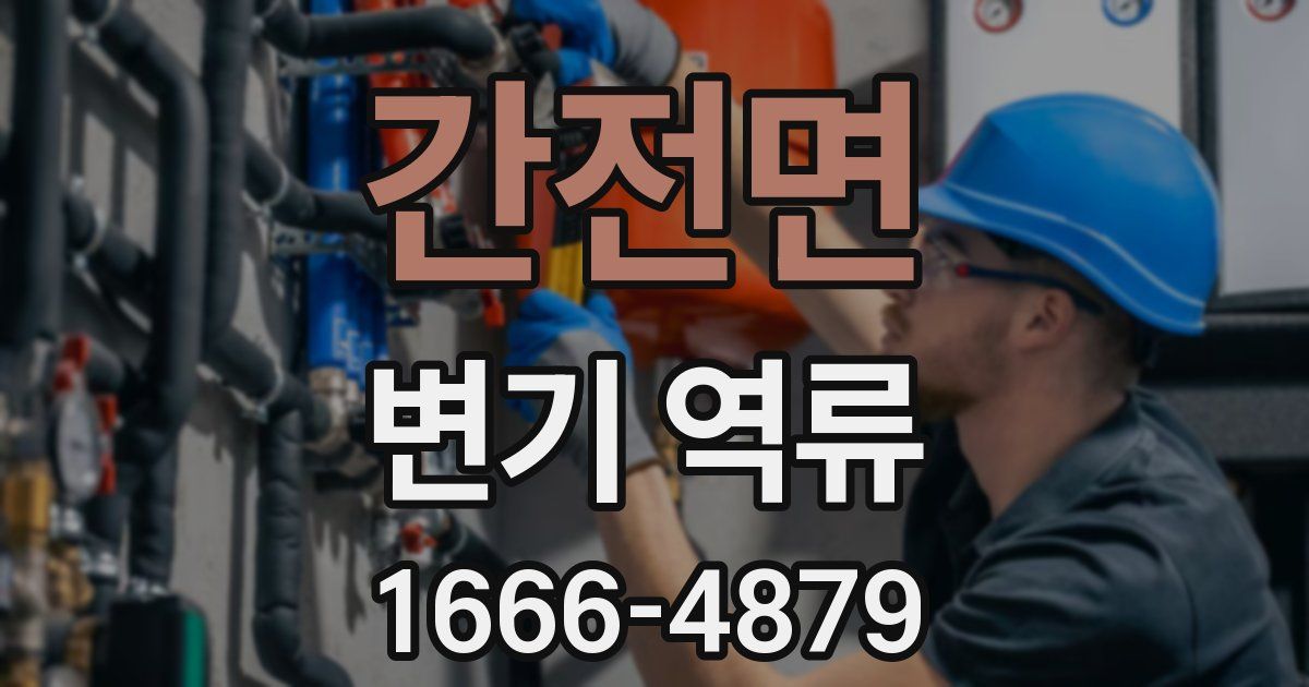 간전면 변기 역류