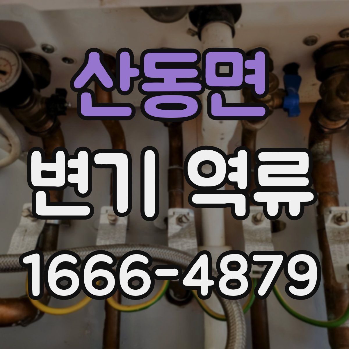 산동면 변기 역류