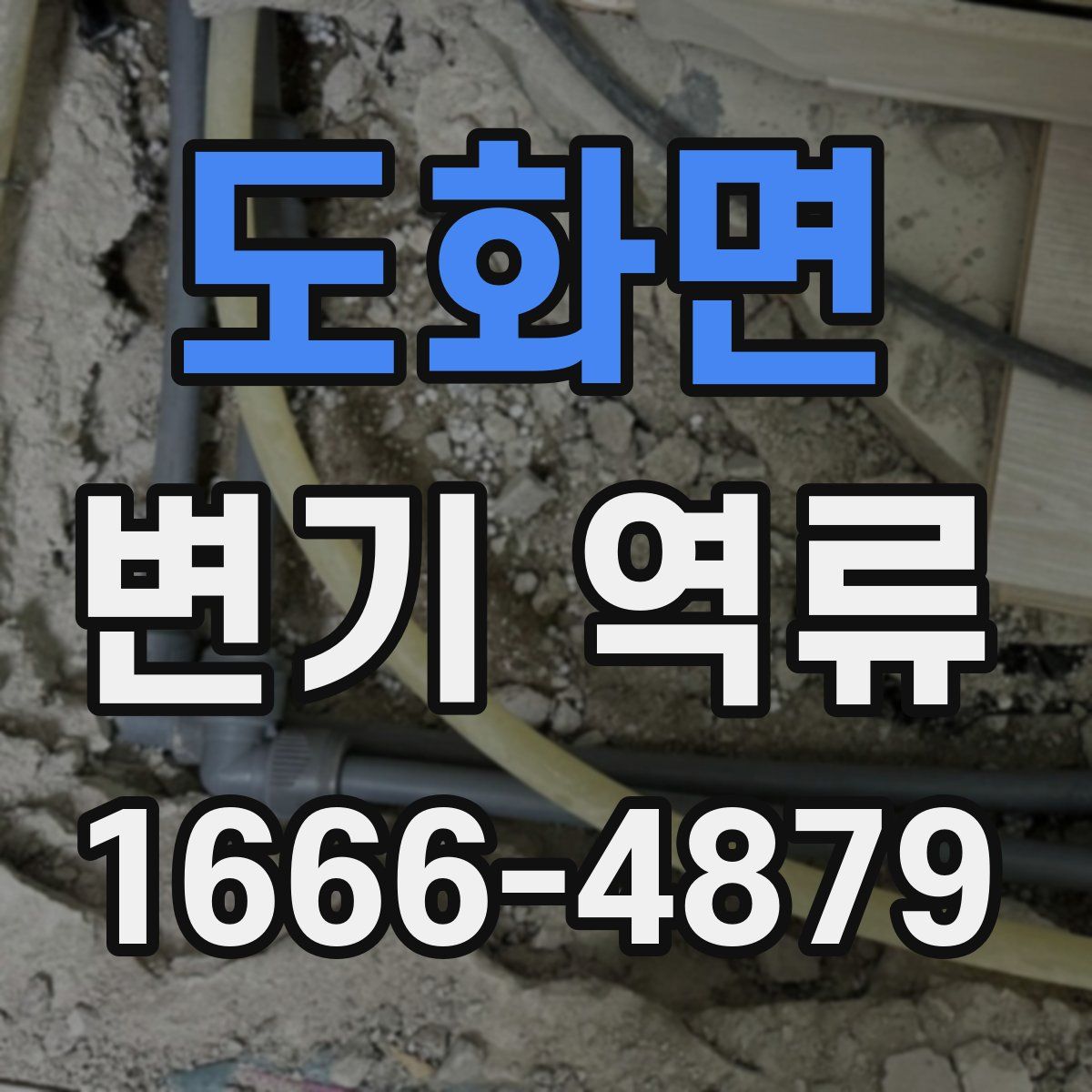도화면 변기 역류
