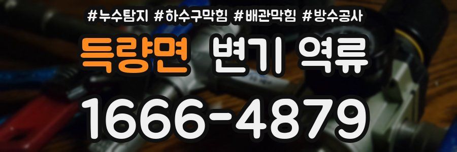 득량면 변기 역류