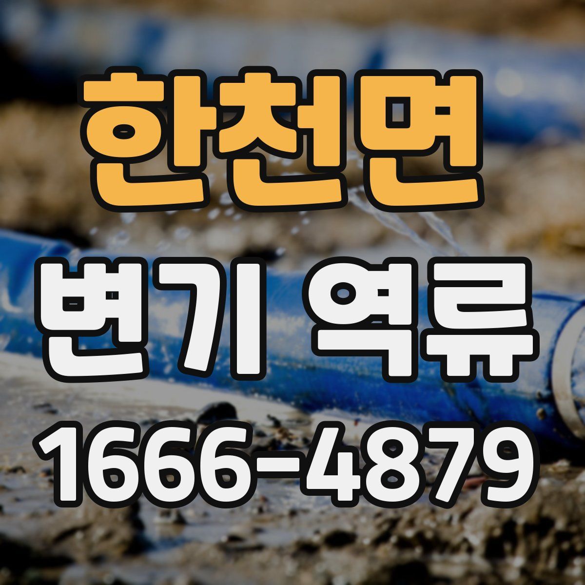 한천면 변기 역류
