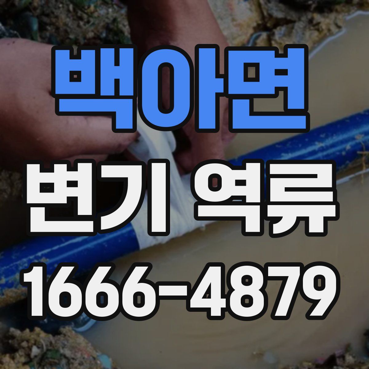 백아면 변기 역류