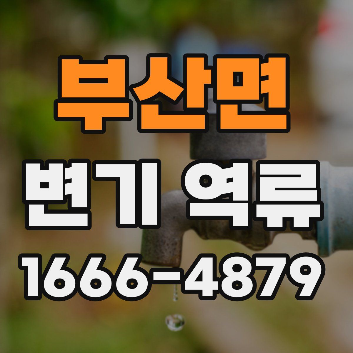 부산면 변기 역류
