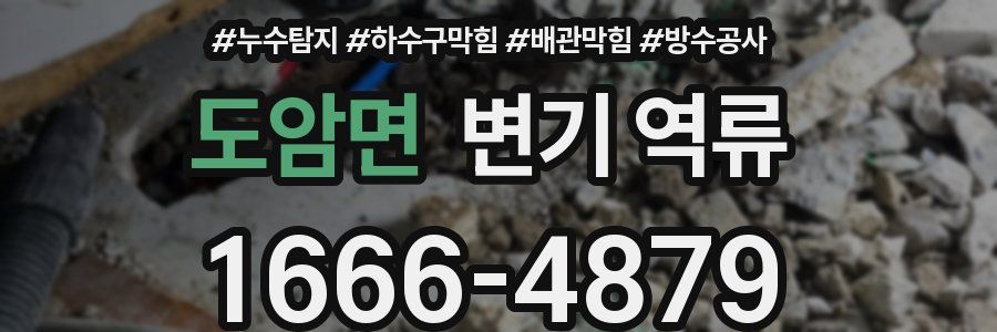 도암면 변기 역류