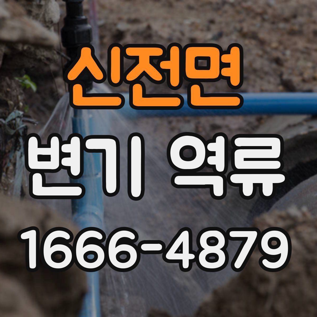 신전면 변기 역류