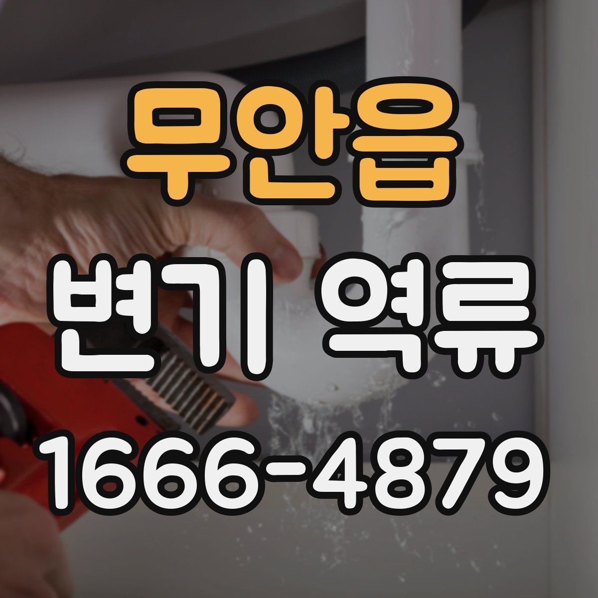 무안읍 변기 역류