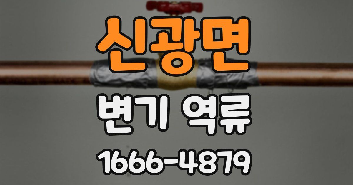 신광면 변기 역류