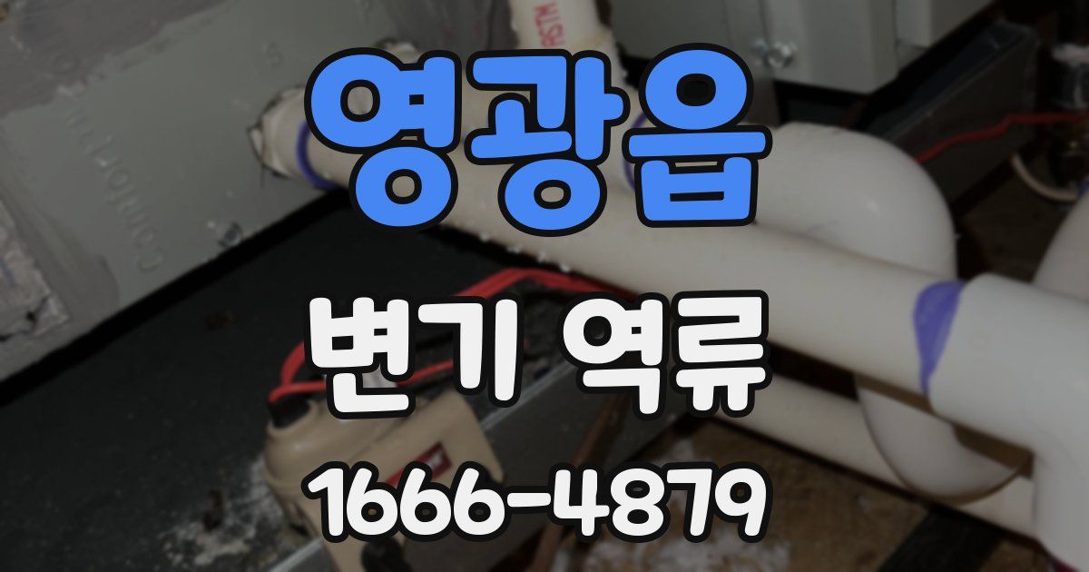 영광읍 변기 역류