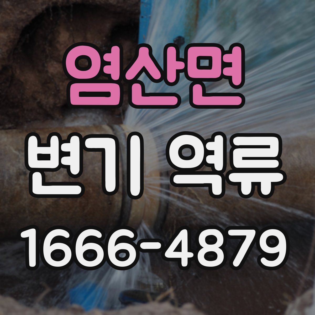염산면 변기 역류