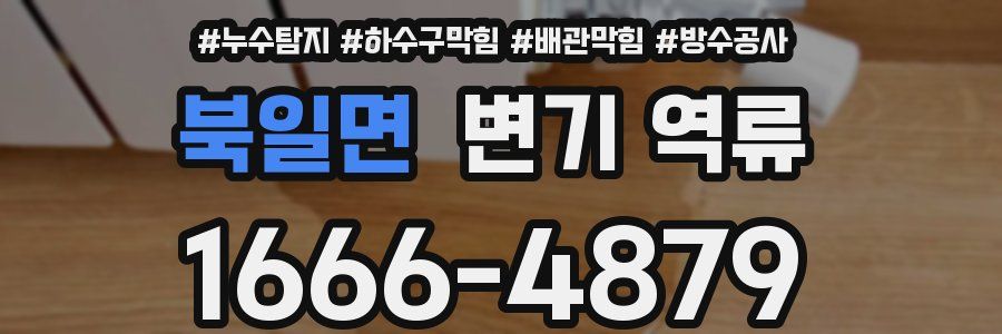 북일면 변기 역류