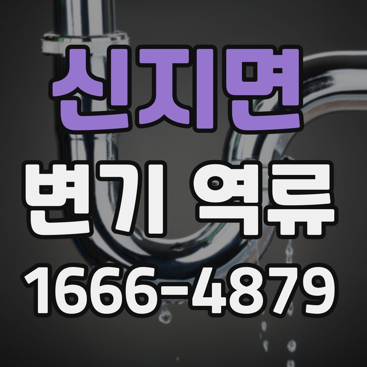 신지면 변기 역류 갑자기 생겼을 때 점검 순서