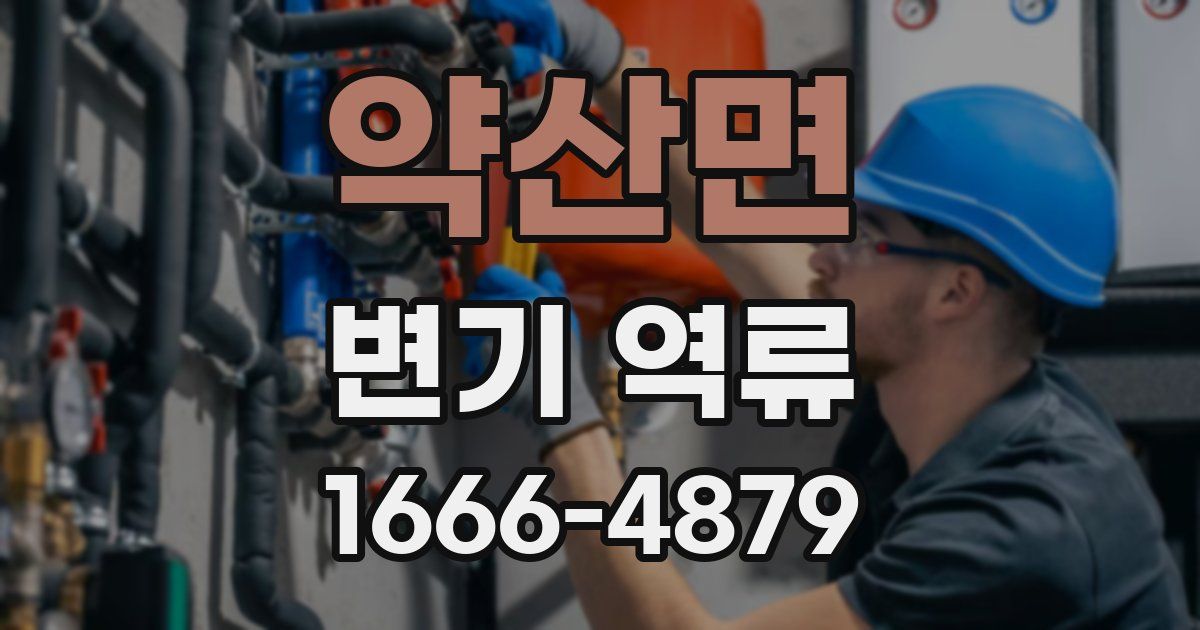 약산면 변기 역류