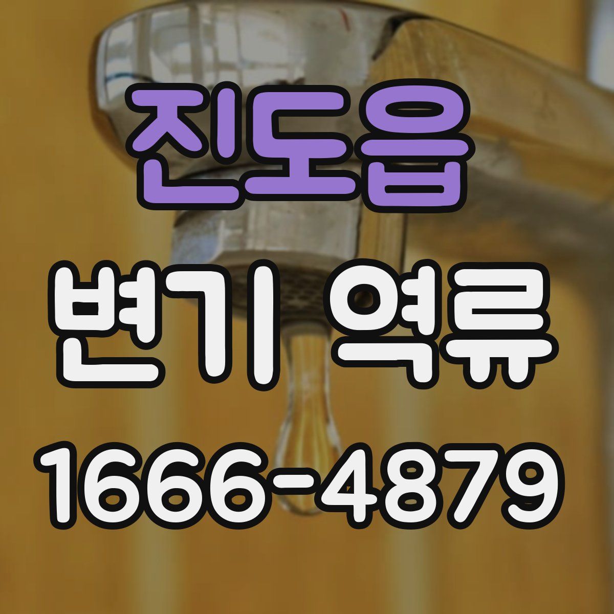 진도읍 변기 역류