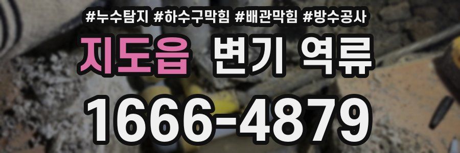 지도읍 변기 역류
