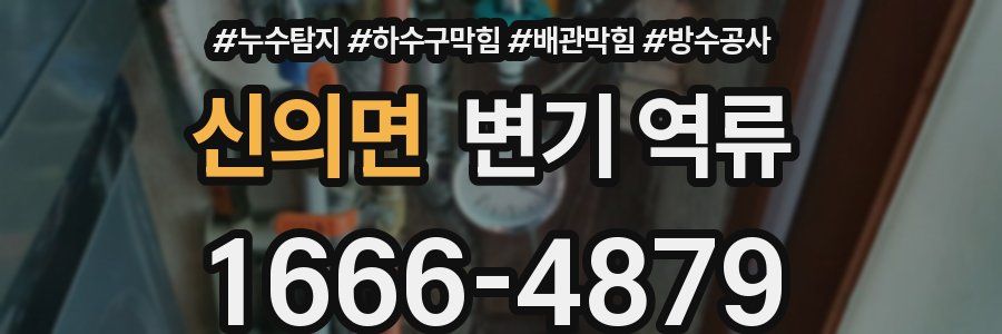 신의면 변기 역류
