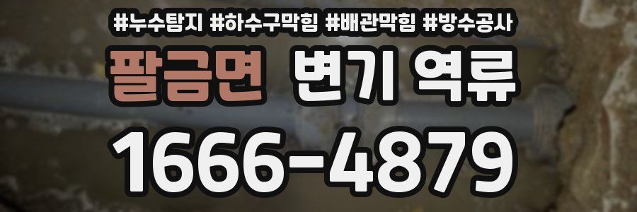 팔금면 변기 역류