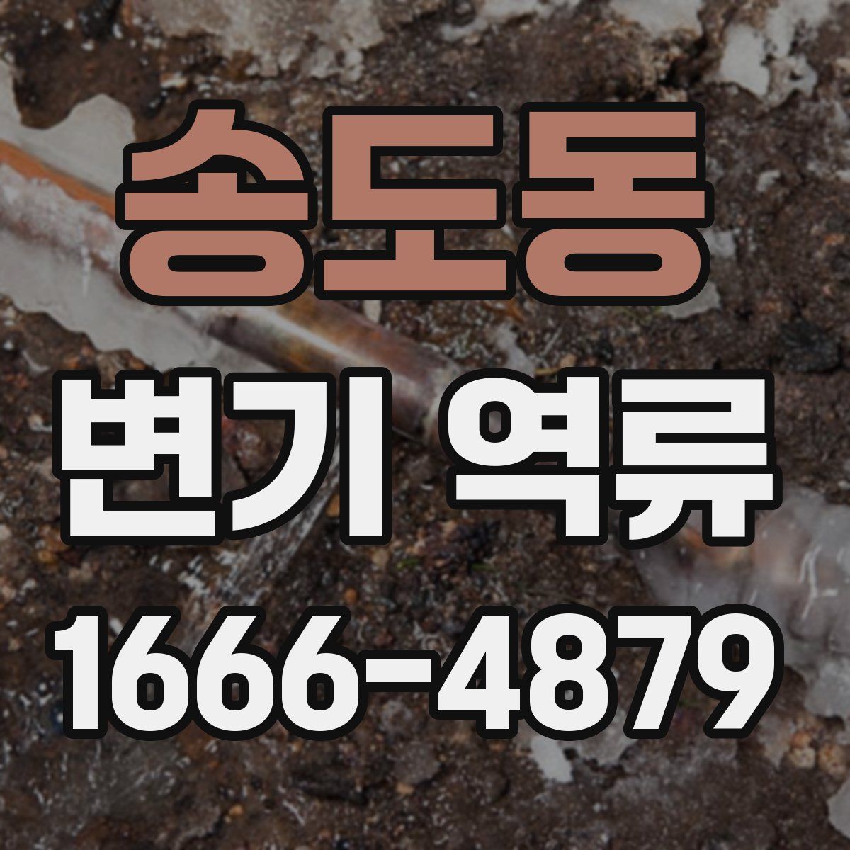 송도동 변기 역류