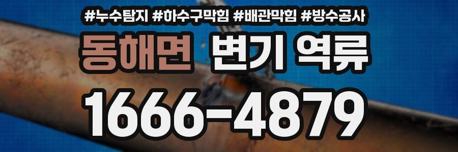동해면 변기 역류