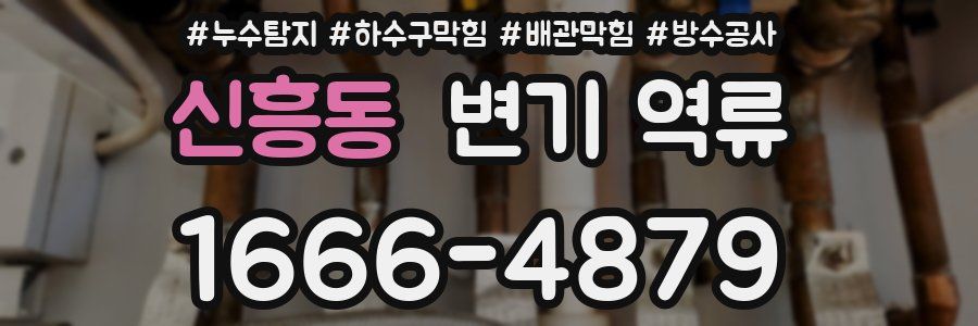 신흥동 변기 역류