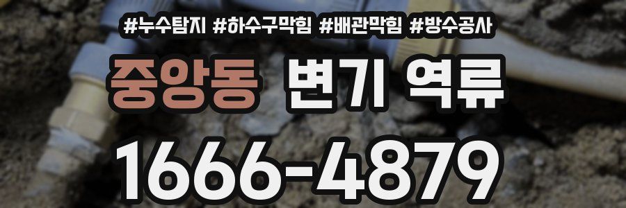 중앙동 변기 역류