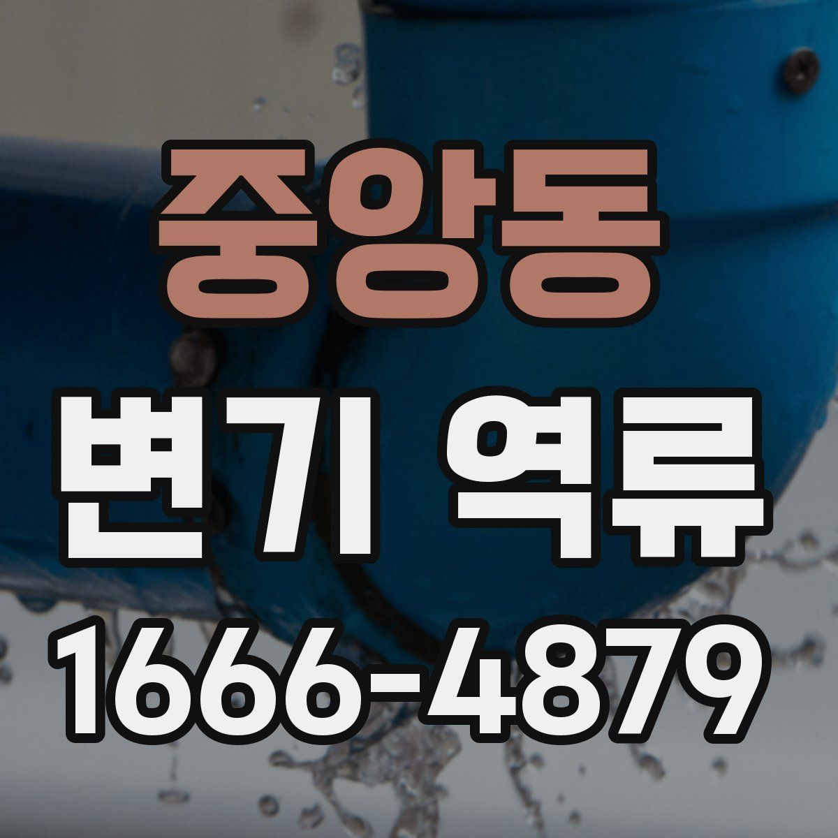 중앙동 변기 역류