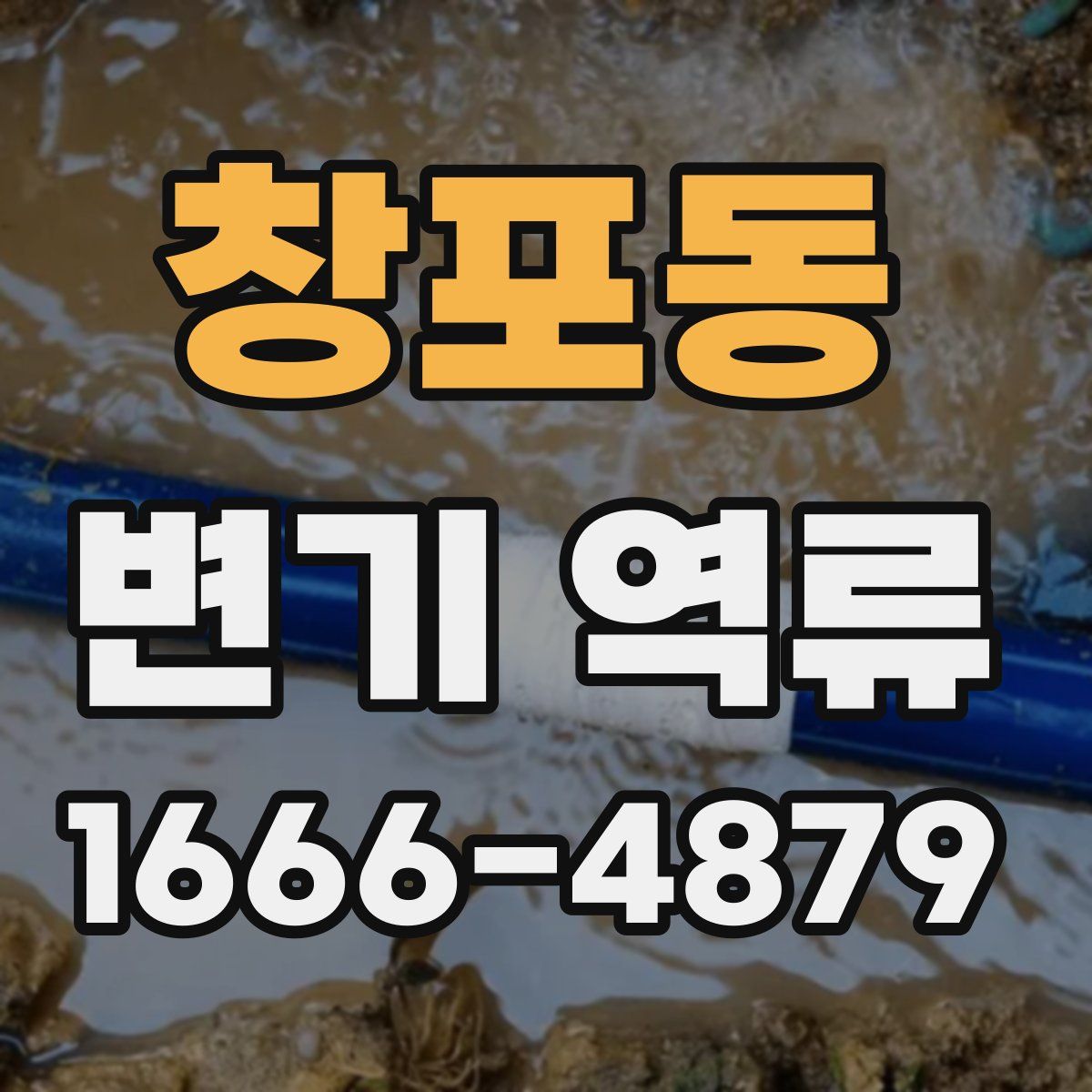 창포동 변기 역류